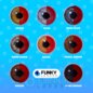 UV Red Cosplay colored Lenses | Daily Contact Lenses