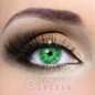 UV Glow Cosplay Green Contact Lenses (Daily) | Funky Lenses