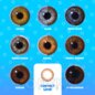Lentes de Color Natural Marrón Círculo | Lentes de Contacto Mensuales