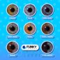 Cobalt Cosplay Contact Lenses (Daily) | Funky Lenses