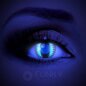 Lentilles colorées Dragon UV Rouge Cosplay | Lentilles de contact mensuelles