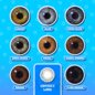 Two Tone Turquoise Blue Contact Lenses | Daily Natural Contacts