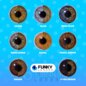 Lentilles de contact marron amande pour cosplay (journalières) | Funky Lenses