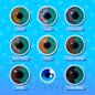 Aqua 1 Tone Colored Lenses | Daily Contact Lenses