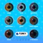 Dolly Blue Natural colored Lenses (90 Day) | Funky Lenses