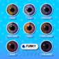 Violet 3 Tone Coloured Lenses | Daily Contact Lenses