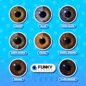 Big Eye Sweet Honey Natural Colored Lenses | Monthly Contact Lenses