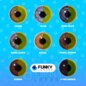UV Yellow Contact Lenses | Daily Costume Contacts