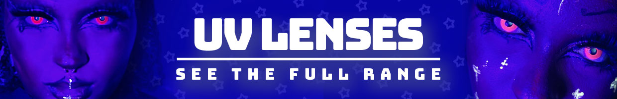 UV Reactive Contact Lenses